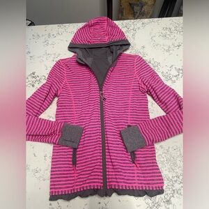 Girls size 12 Ivivva reversible zip up